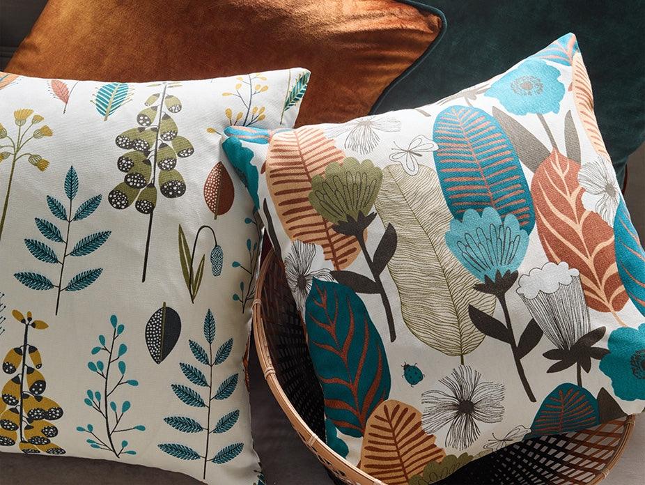 Amala Teal Fabric - Image 3