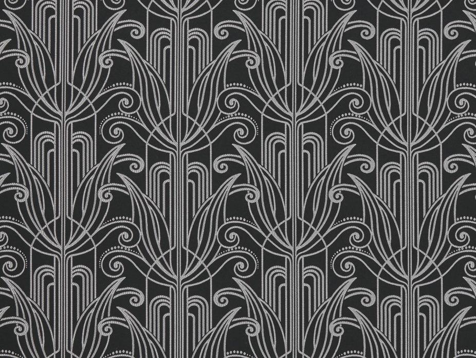 Arcadia Noir Fabric - Image 2