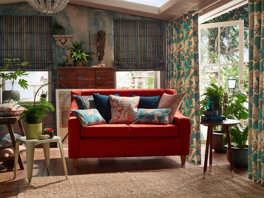 Aviary Lagoon Fabric - Image 2