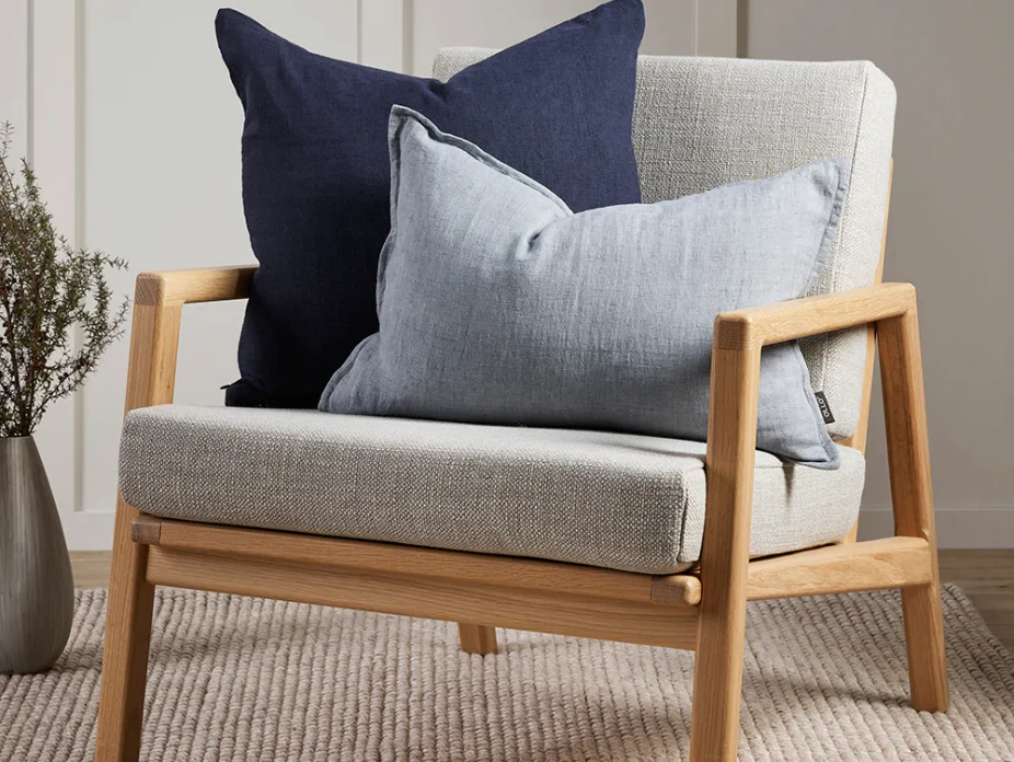 Dolce Filled Cushion - Cloud Blue - Image 2