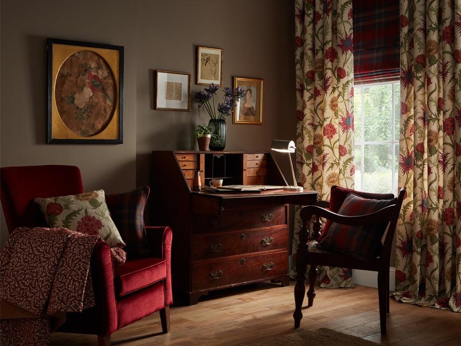 Grassland Garnet Fabric - Image 3