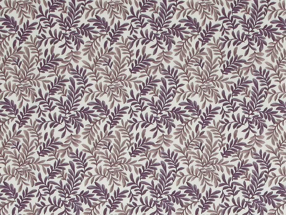 Leaf Vine Claret Fabric - Image 2