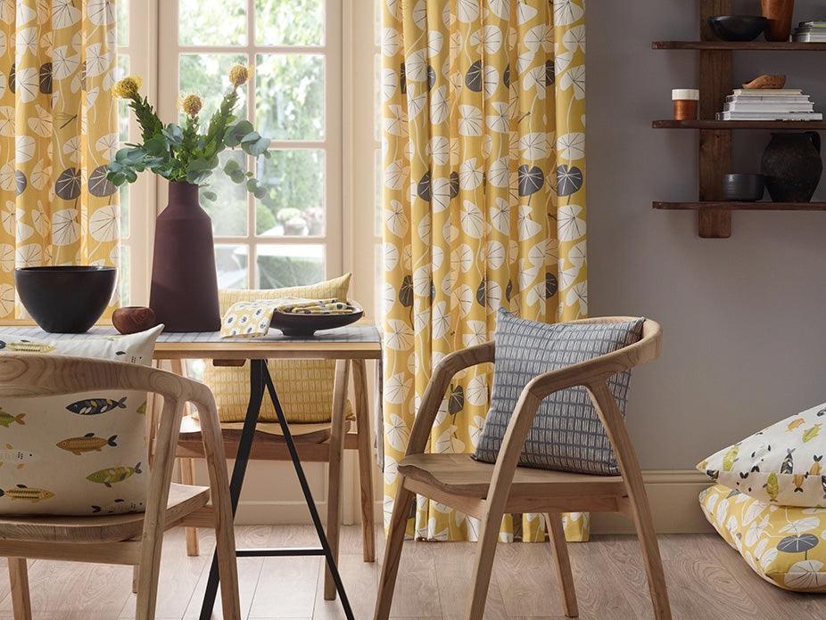 Lilja Saffron Fabric - Image 2