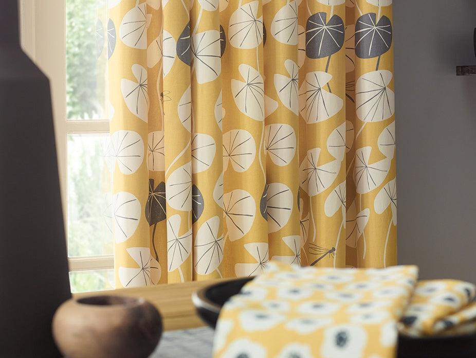 Lilja Saffron Fabric - Image 3
