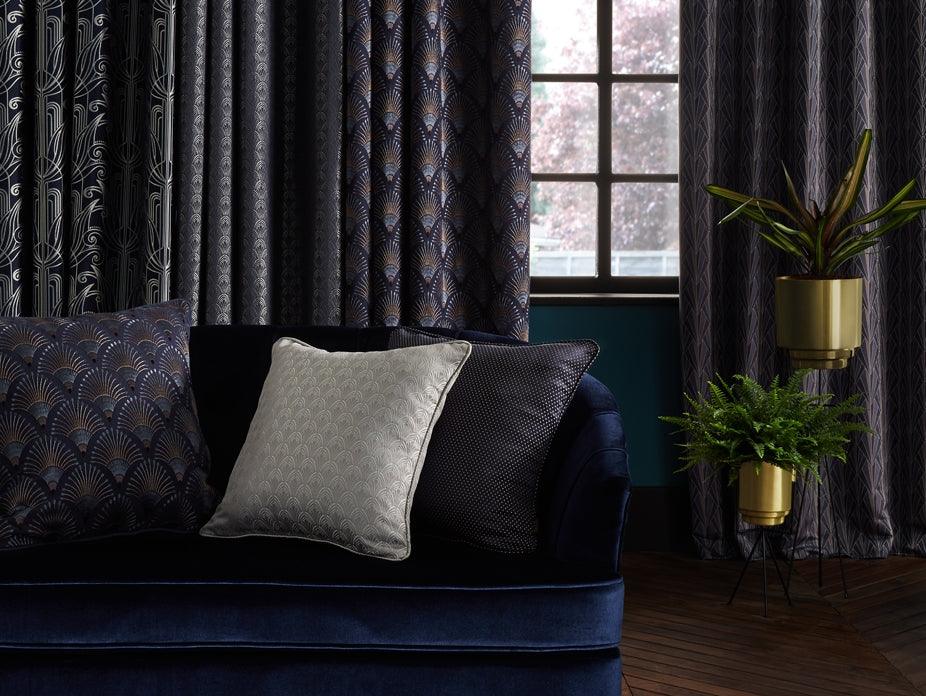 Luxor Blueprint Fabric - Image 4