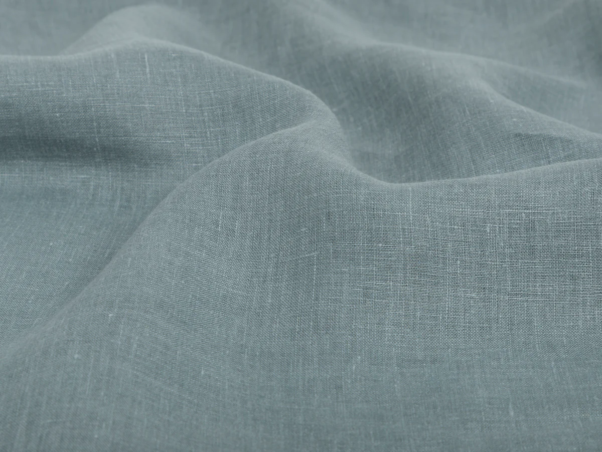 Maia Linen Filled Cushion - Lake - Image 3