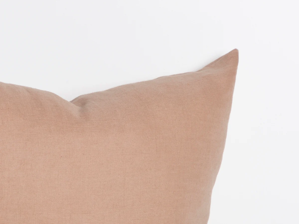 Maia Linen Filled Cushion - Musk - Image 2