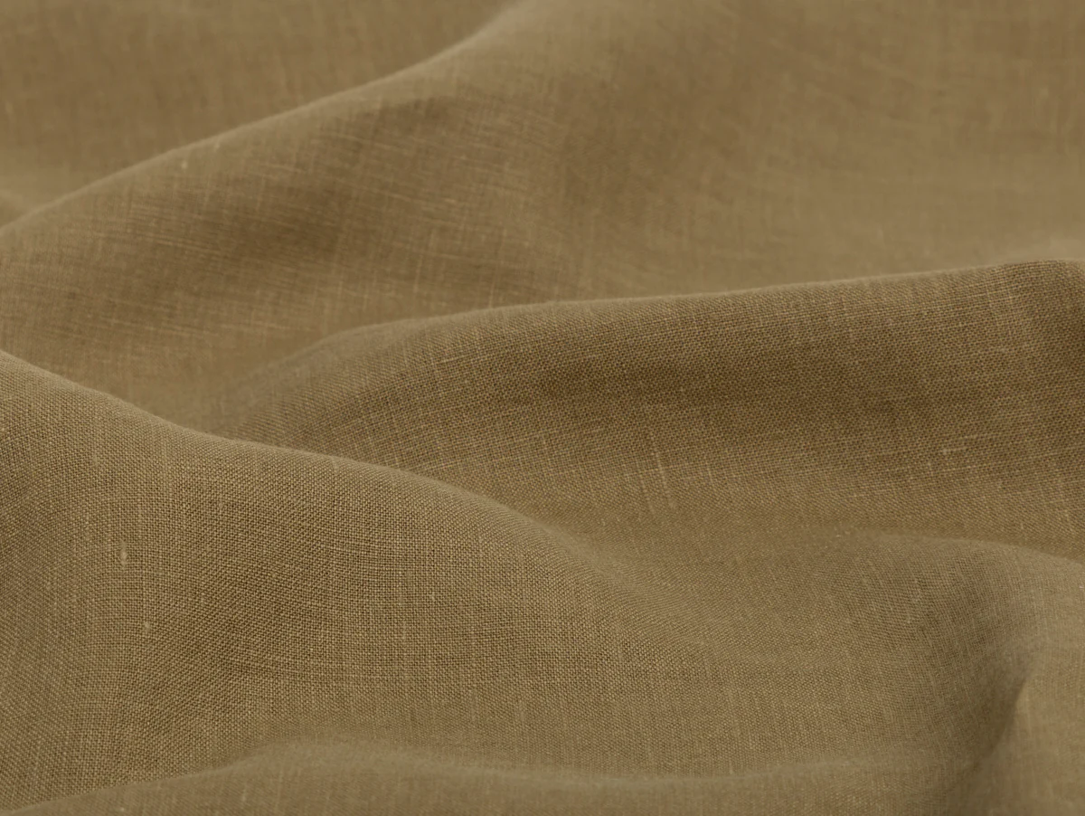 Maia Linen Filled Cushion - Olive - Image 3