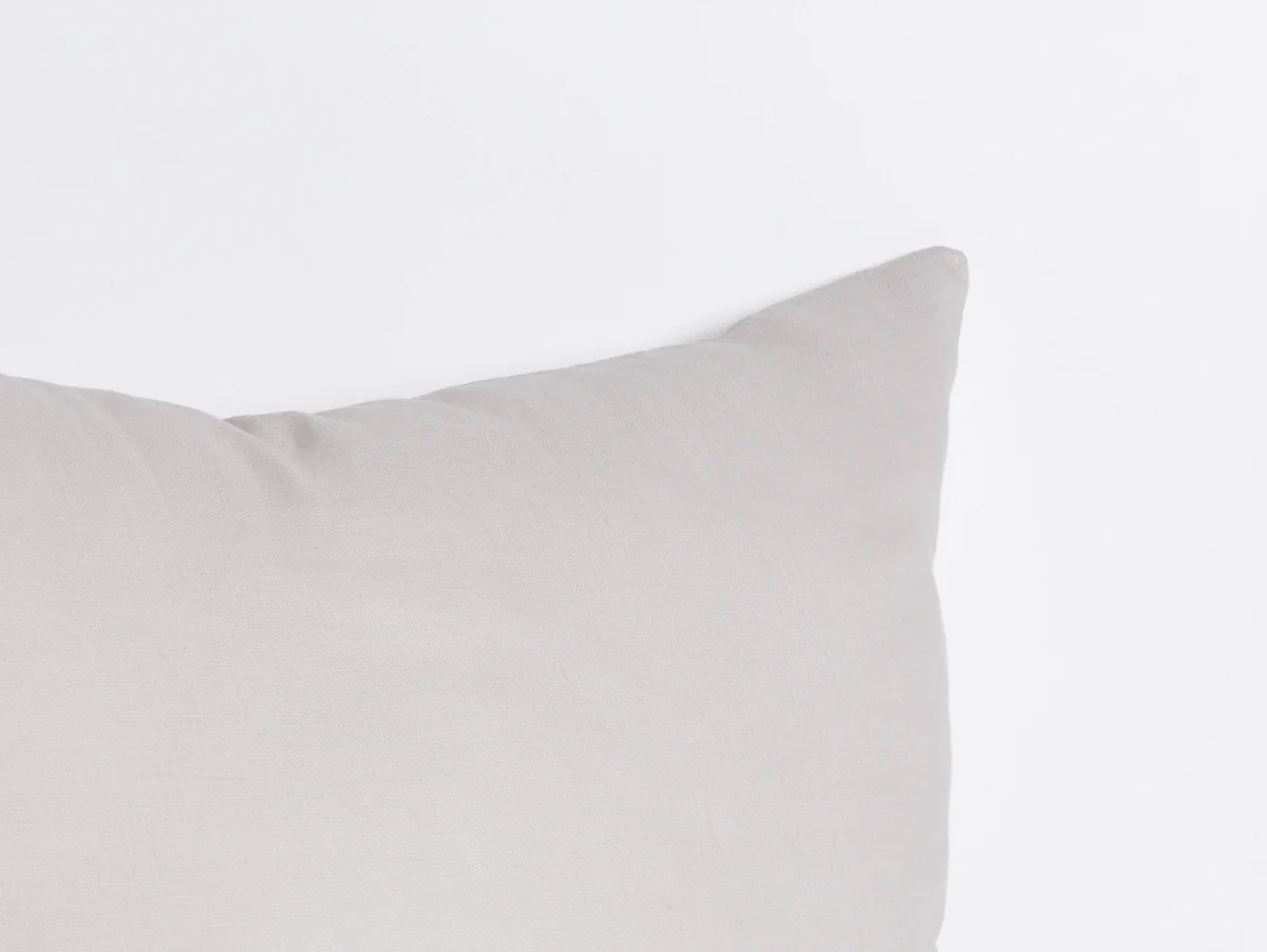 Maia Linen Filled Cushion - Ricepaper - Image 2