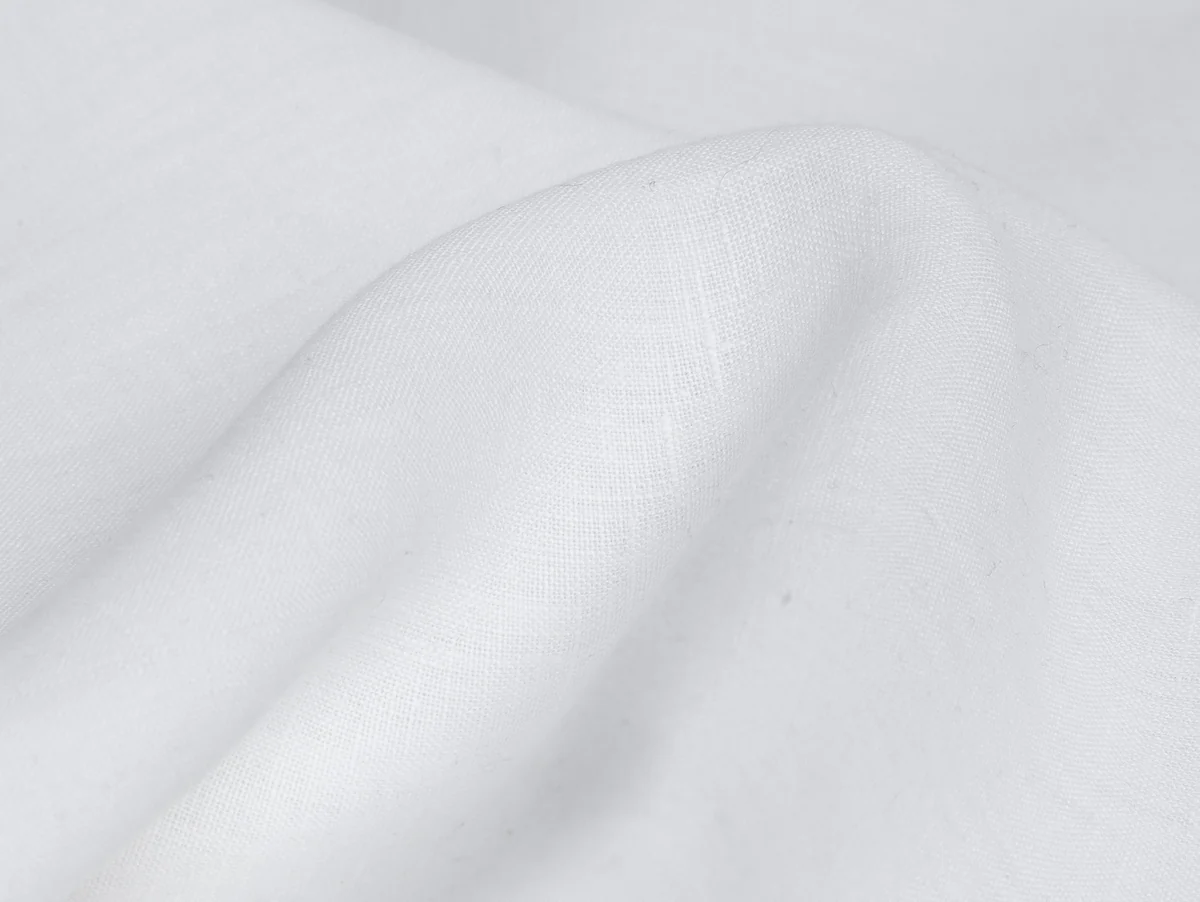 Maia Linen Filled Cushion - White - Image 3