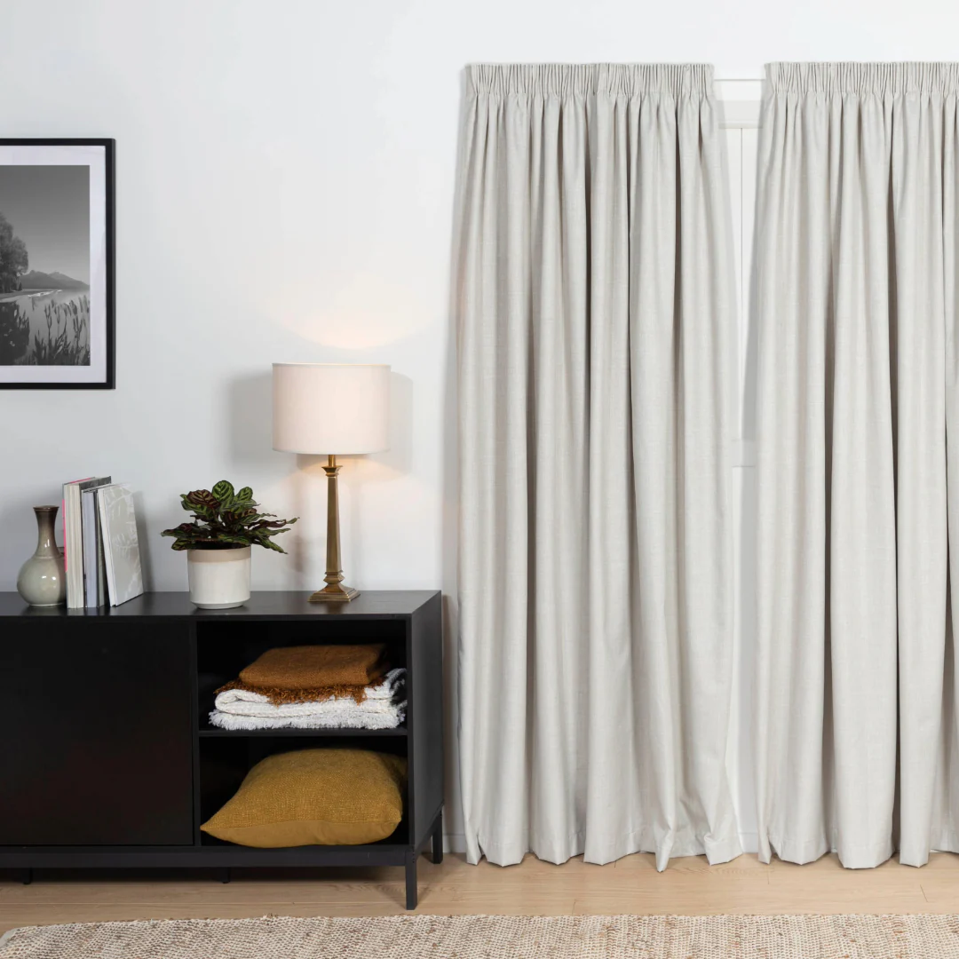 Nevis Blockout Fabric - Bone - Image 2