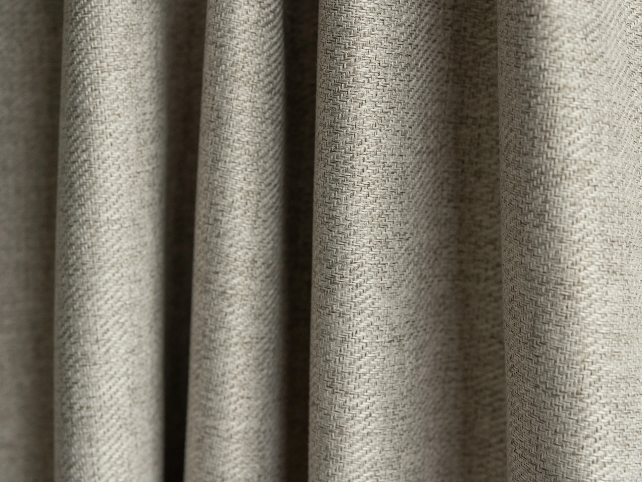 Opito Blockout Pencil Pleat Curtains - Linen - Image 3