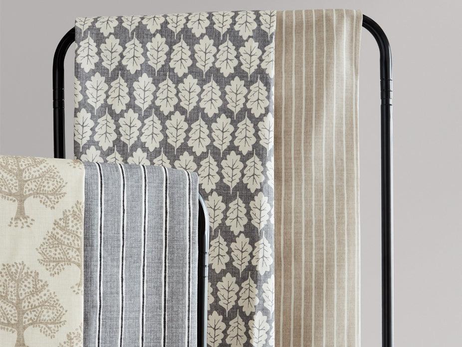 Pencil Stripe Nougat Fabric - Image 3