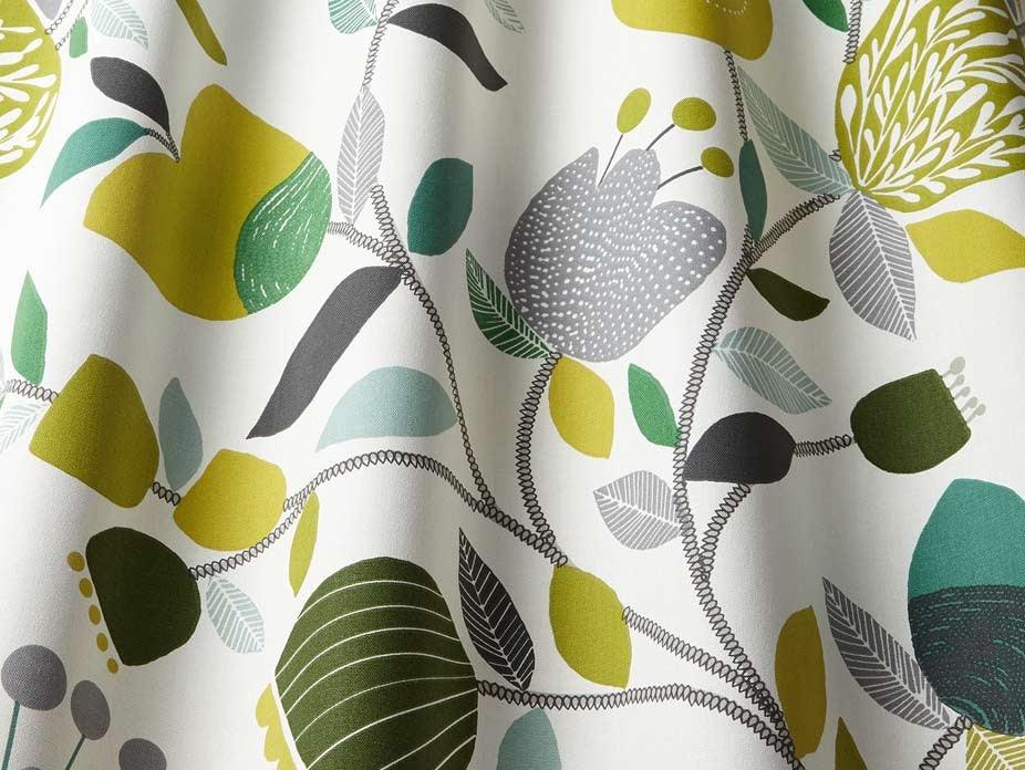 Pomegranate Trail Kiwi Fabric - Image 2