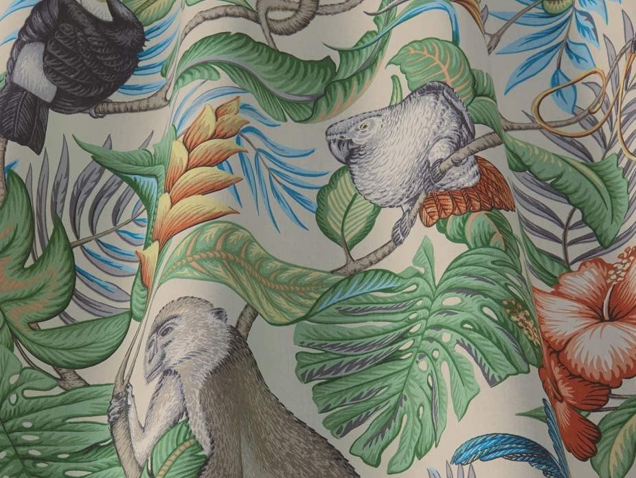 Rainforest Papaya Fabric - Image 2