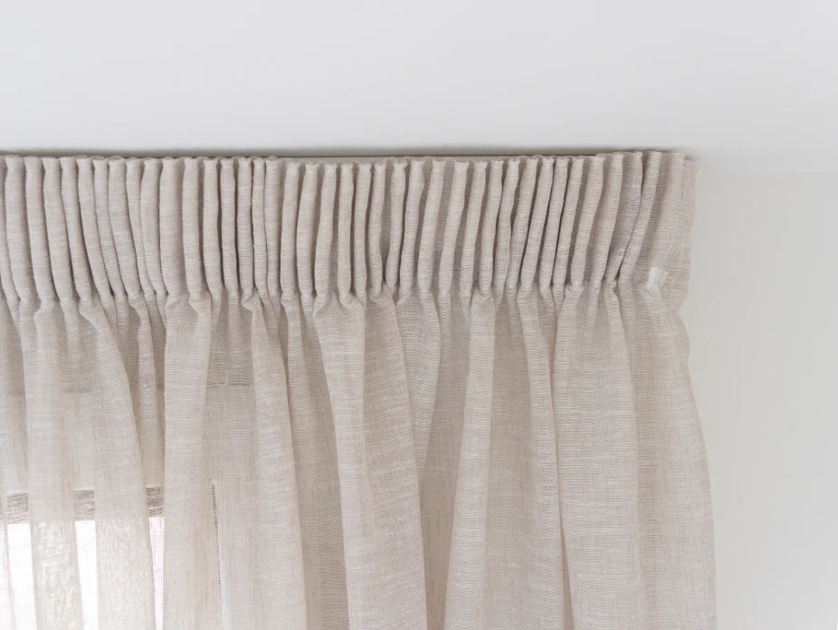 Rhapsody Sheer Readymade Curtains - Sand - Image 2