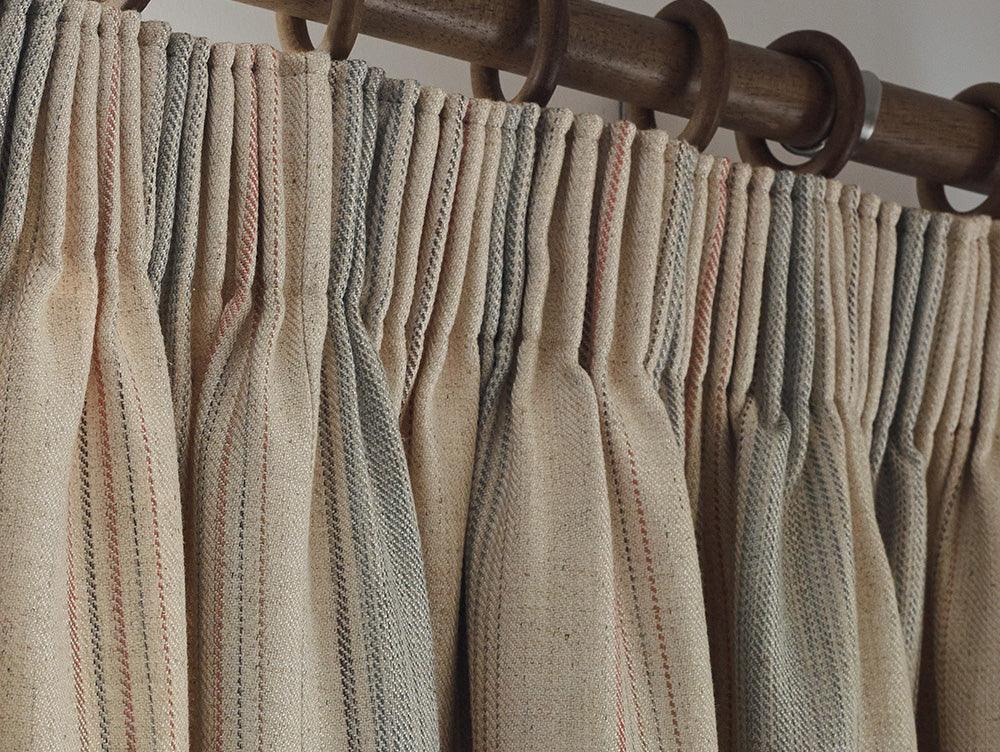 Sackville Stripe Blue Mist Fabric - Image 3