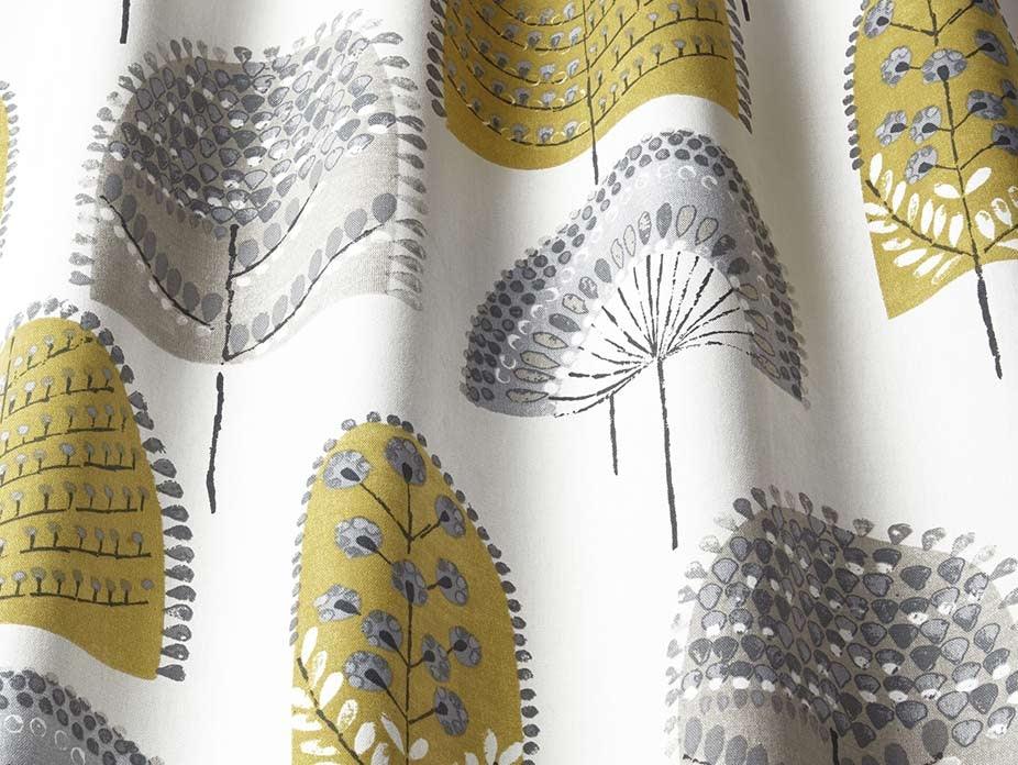 Scandi Wood Ochre Fabric - Image 2