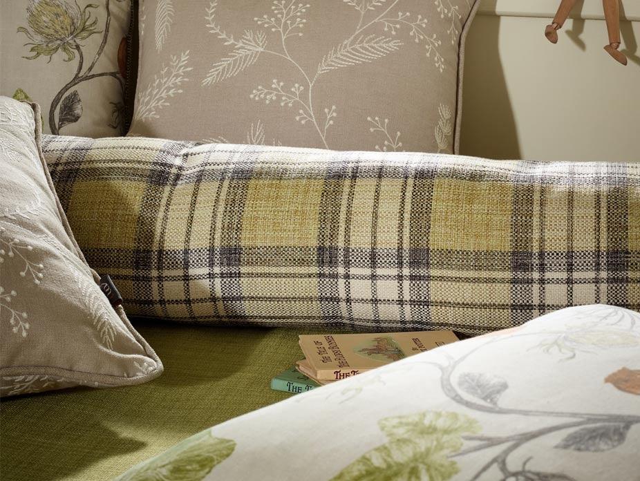 Shaker Check Fern Fabric - Image 2
