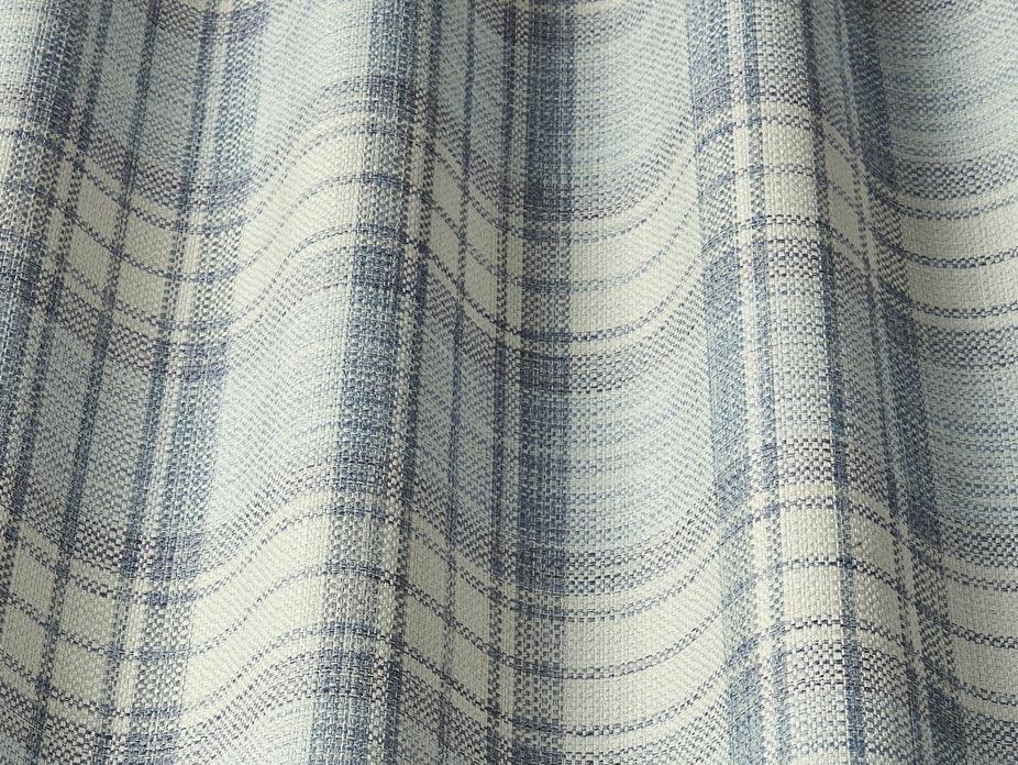 Shaker Check Wedgewood Fabric - Image 3