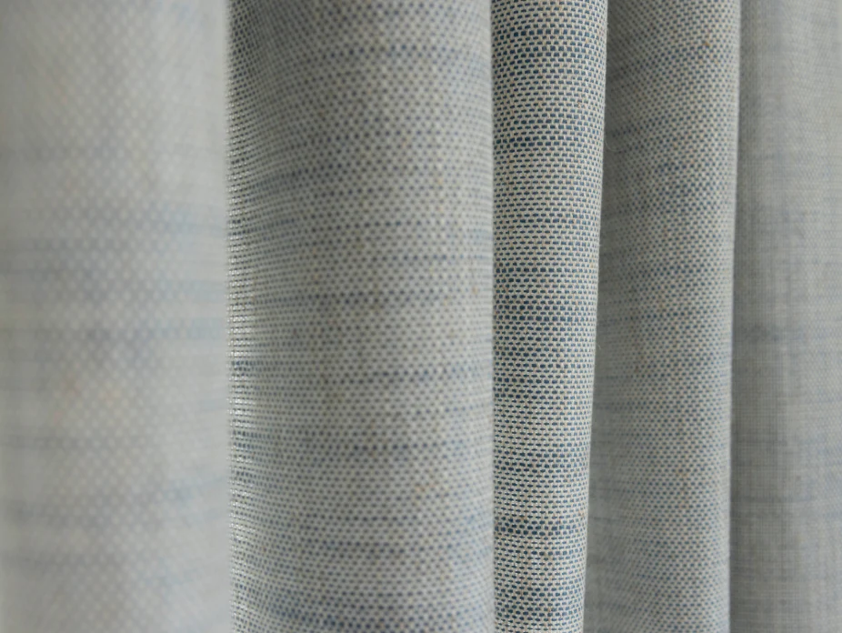 Stonehaven II Lined Readymade Curtains - Aquamarine - Image 3