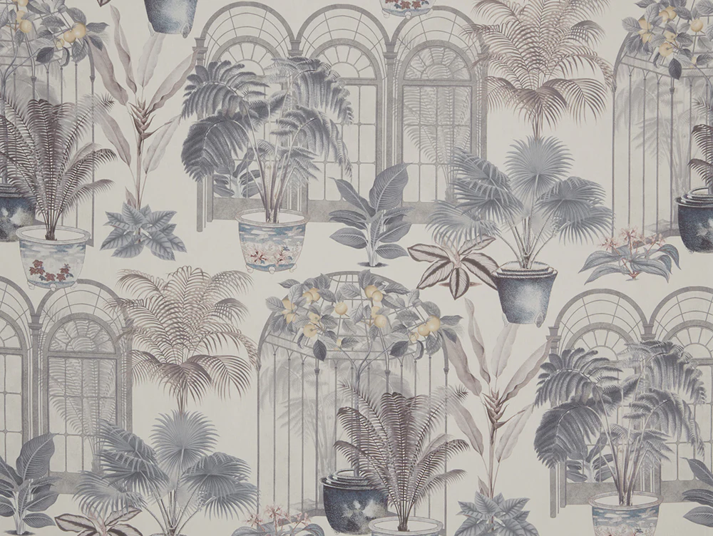 Victorian Glasshouse Putty Fabric